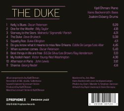 画像2: オーソドキシーに徹した渋旨バップ・ピアノの懐深き哀愁名演CD♪　KJELL OHMAN / THE DUKE