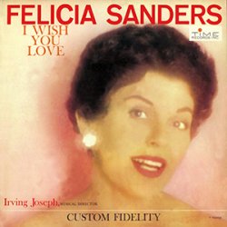画像1: 【TIME 復刻CD】   FELICIA SANDERS  フェリシア・サンダース  /  I WISH YOU LOVE  アイ・ウィッシュ・ユー・ラヴ