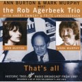 CD   ANN BURTON  & MARK MURPHY  アン・バートン  &  マーク・マーフィ  /  THAT'S ALL ザッツ・オール
