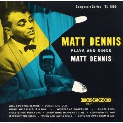 画像1: SHM-CD  Matt Dennis マット・デニス /  PLA YS   AND  SINGS  プレイズ・アンド・シングス