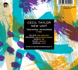 Cecil Taylor New Unit / Words & Music The Last Bandstand