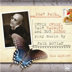 画像1: 輸入盤CD Chris Cheek, Zach Radwine, Bob Deboo クリス・チーク、ザック・ラドワイン、ボブ・デブー / Play Music By Paul Motian    3人のジャズ職人・彼らが選んだのは、稀代のドラマー、ポール・モチアンの「美しくも神秘的なメロディ」   