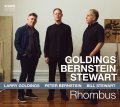 輸入盤国内帯ライナー付仕様CD　LARRY GOLDINGS, PETER BERNSTEIN, BILL STEWART ラリー・ゴールディングス、ピーター・バーンスタイン、ビル・スチュワート / RHOMBUS ロンバス     レイドバックしたスモーキー・ブルージーなギターと熱気みなぎるアーシーなオルガンが絶妙のコントラストで絡み、キレのある精確でシャープなドラムが底辺を支えた現代ソウル・ジャズの真髄! 