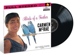 画像1: 【VERVE VAULT】完全限定輸入復刻盤  180g重量盤LP  Carmen McRae カーメン・マクレエ  /  Birds of a Feather   洗練された歌声、華やかなオーケストラ。カーメン・マクレエの魅力が花開く一枚。  
