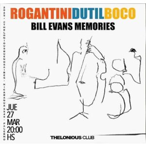 画像: 【ビル・エヴァンス・トリビュート作品】 CD A.Rogantini, E.Dutil & G.Boco / Bill Evans Memories