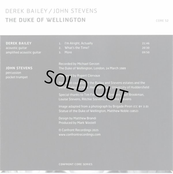 Derek Bailey - John Stevens / The Duke of Wellington