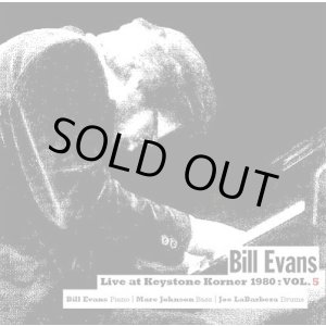 画像: CD  BILL EVANS ビル・エヴァンス /  LIVE AT  KEYSTONE KORNER 1980  VOL.5  ライヴ・アット・キーストン・コーナー 5