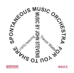 画像1: CD   SPONTANEOUS MUSIC ORCHESTRA   スポンティニアス・ミュージック・オーケストラ  /  FOR YOU TO SHARE  MUSIC BY JOHN STEVENS