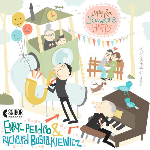 画像1: 【レスター・ヤング〜スコット・ハミルトンの系譜を継承するテナーサックス奏者】CD Enric Peidro & Richard Busiakiewicz /  Make Someone Happy