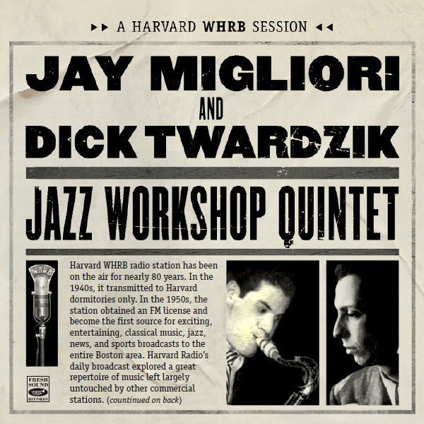 画像1: 【FRESH SOUND】CD JAY MIGLIORI & DICK TWARDZIK ジェイ・ミグリオリ & ディック・ツワジック / A Harvard WHRB Session