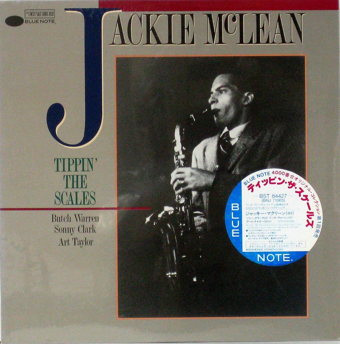 画像: 〔Tone Poets〕180g重量盤LP Jackie McLean ジャッキー・マクリーン / Tippin’ The Scales 