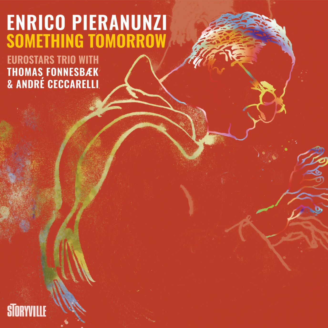 画像: 輸入盤LP　ENRICO PIERANUNZI EUROSTARS TRIO エンリコ・ピエラヌンツィ / SOMETHING TOMORROW サムシング・トゥモロー