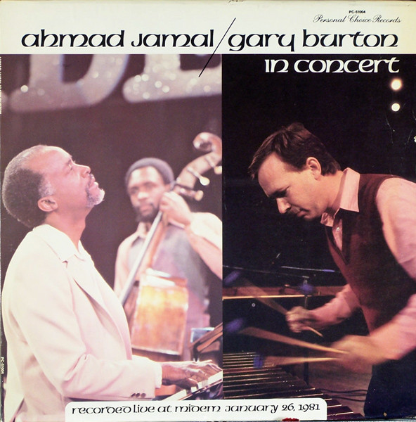 画像: CD　 AHMAD JAMAL TRIO with  GARY BURTON  アーマッド・ジャマル・トリオ・ウィズ・ゲイリー・バートン  /  AHMAD JAMAL TRIO with  GARY BURTON  IN CONCERT  アーマッド・ジャマル・トリオ・ウィズ・ゲイリー・バートン・イン・コンサート 