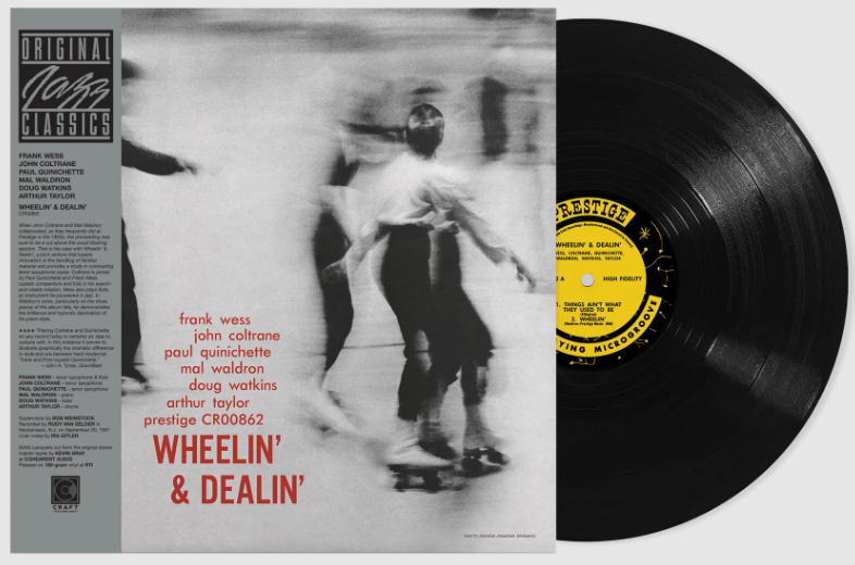 画像1: 【Original Jazz Classics Series】完全限定復刻 180g重量盤LP  Frank Wess, John Coltrane, Paul Quinichette, Mal Waldron, Doug Watkins and Arthur Taylor  /  Wheelin’ and Dealin