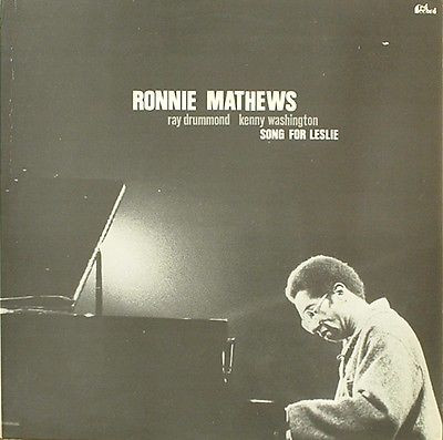 画像: CD RONNIE MATHEWS ロニー・マシューズ / SONG FOR LESLIE 