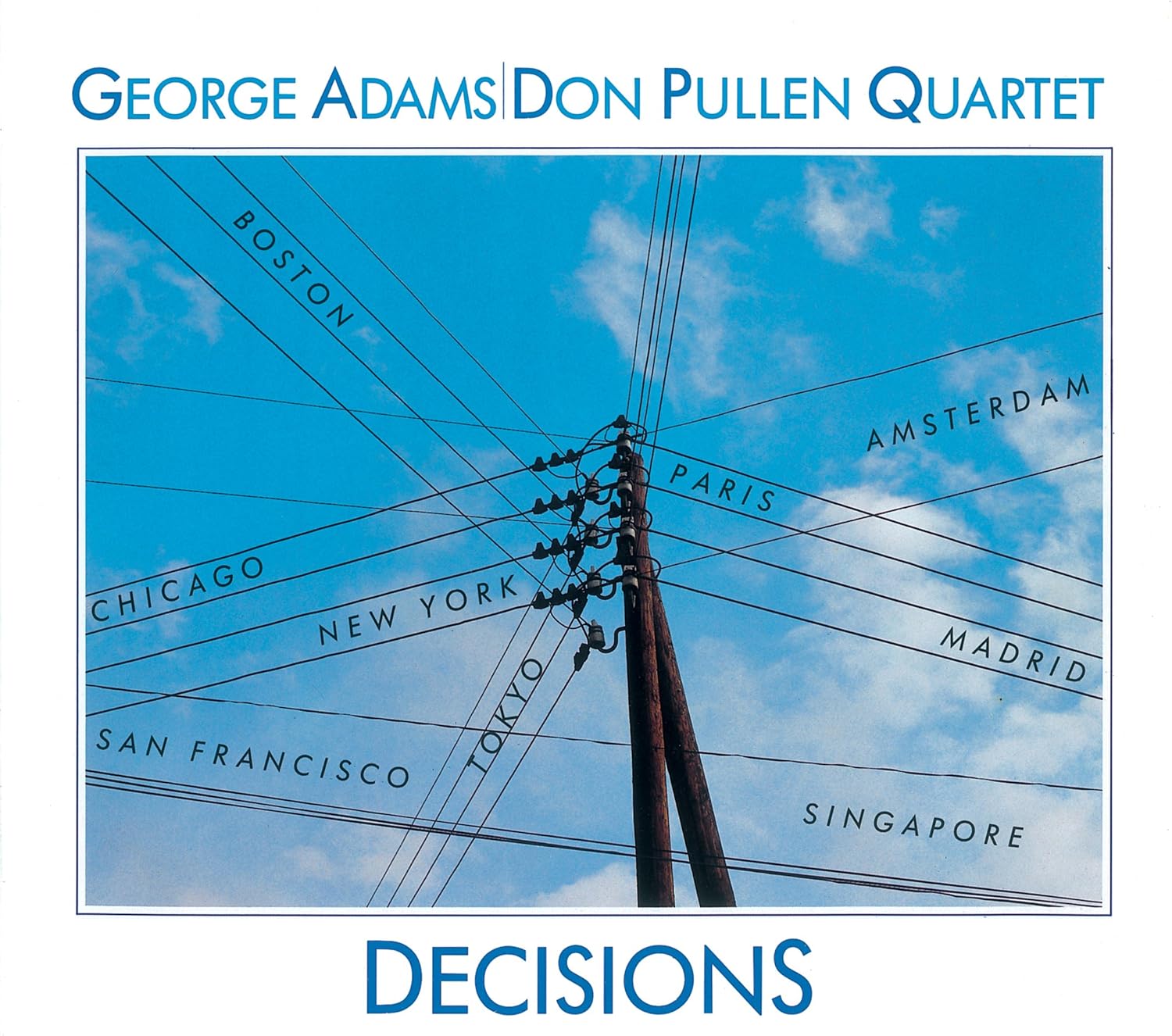 画像1: 【50 years of timeless jazz】CD  GEORGE ADAMS , DON PULLEN QUARTET  ジョージ・アダムス，ドン・プーレン・カルテット   /  DECISIONS  ディシジョンズ