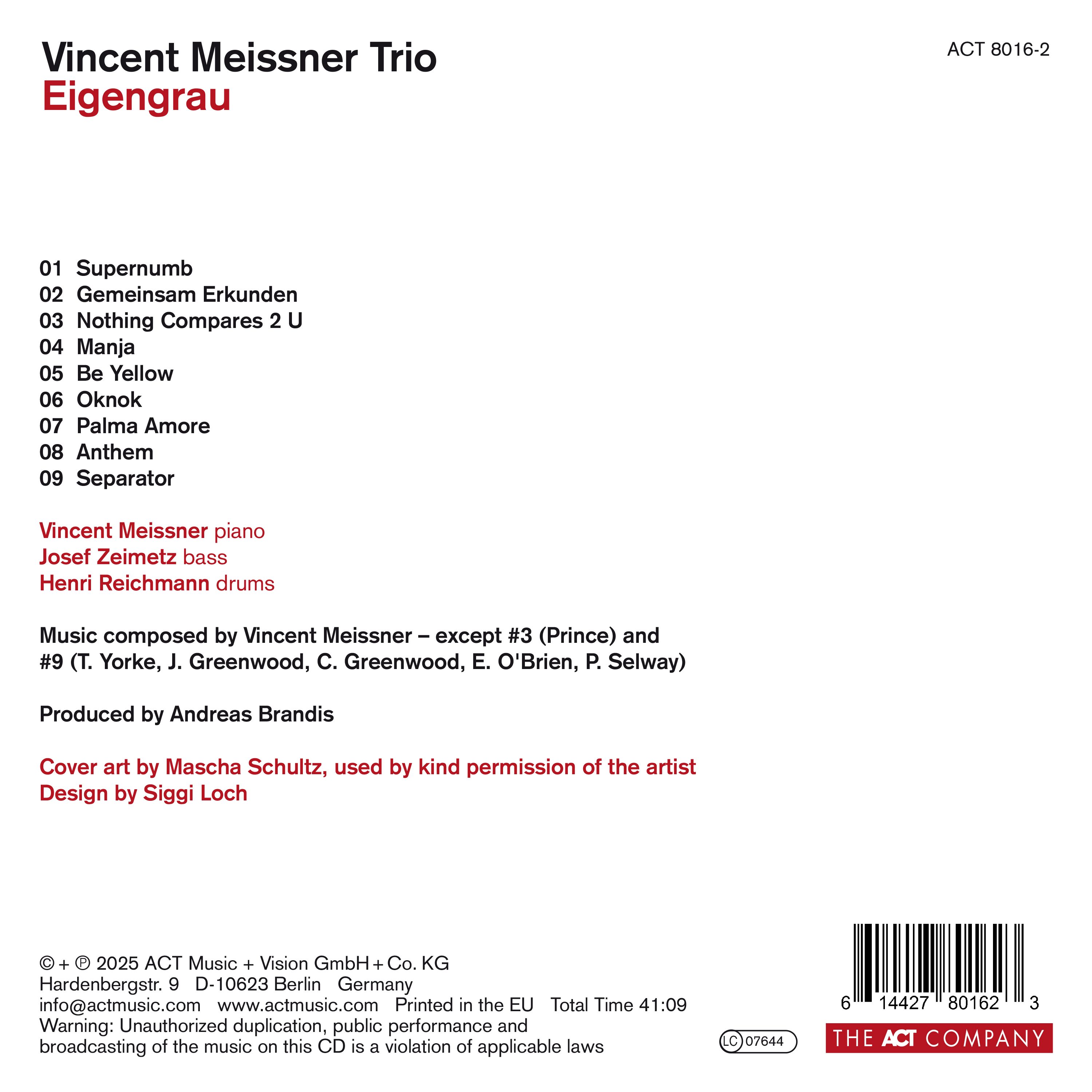 Vincent Meissner Trio / Eigengrau