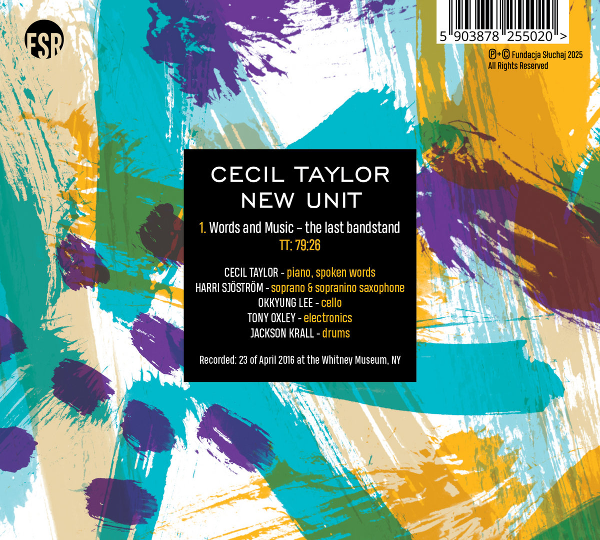 Cecil Taylor New Unit / Words & Music The Last Bandstand