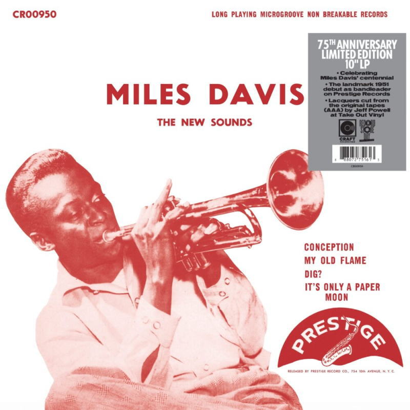 画像1: 【送料込み価格設定商品】完全限定10インチ盤LP Miles Davis マイルス・デイビス / The New Sounds   【RECORD STORE DAY 限定LP】 