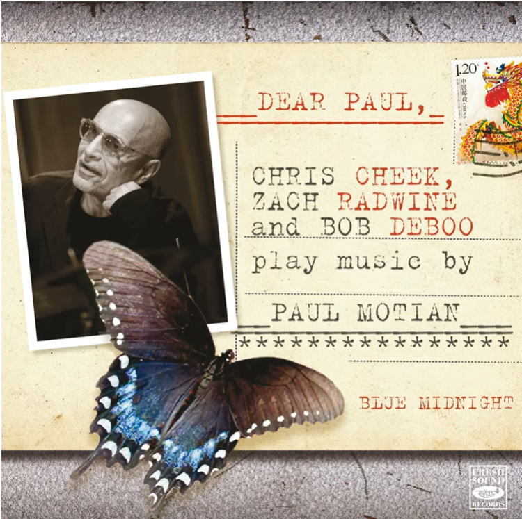 画像1: 輸入盤CD Chris Cheek, Zach Radwine, Bob Deboo クリス・チーク、ザック・ラドワイン、ボブ・デブー / Play Music By Paul Motian    3人のジャズ職人・彼らが選んだのは、稀代のドラマー、ポール・モチアンの「美しくも神秘的なメロディ」   
