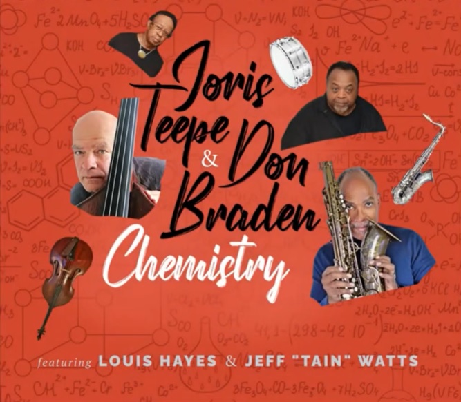 画像1: 【日本初CD化】CD  JORIS TEEPE feat.LOUIS HAYES & JEFF TAIN WATTS  ヨリス・テーベ・フィーチャリング・ルイス・ヘイス＆ジェフティンワッツ /  CHEMISTORY ケミストリー   ルイス・ヘイズ × ジェフ“テイン”ワッツ！ドラムの神々が煽るリアル・ジャズ  ！