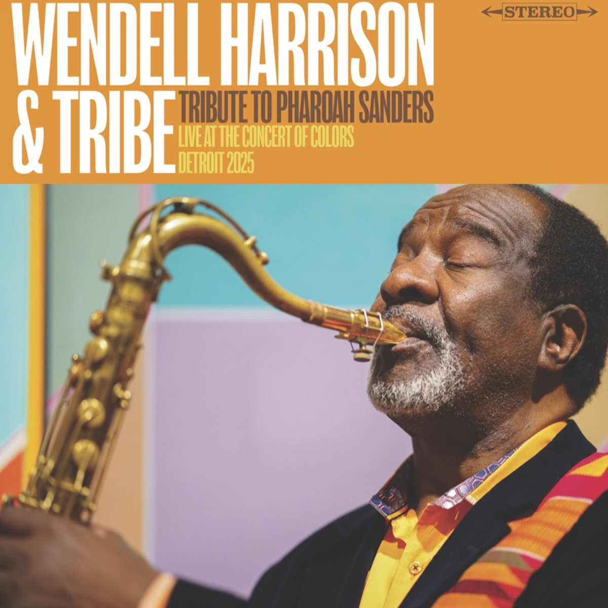 画像: 初回生産限定・国内盤2枚組LP　WENDELL HARRISON WITH THE TRIBE JAZZ ENSEMBLE ウェンデル・ハリスン・ウィズ・ザ・トライブ・ジャズ・アンサンブル / LOVE IS EVERYWHERE -PHAROAH SANDERS TRIBUTE LIVE- ラヴ・イズ・エヴリホエア〜ファラオ・サンダース・トリビュート・ライヴ   おおらかで牧歌的なマイルド・ムードの中にこってり濃い口のブラック・スピリチュアリティをたぎらせたドラマティック快演が冴えてフレッシュに感動させられるファラオ・サンダース・トリビュート・ライヴ会心打!