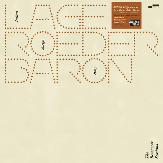 画像1:  【RECORD STORE DAY 限定LP】 透明オレンジ色カラーLP盤  Julian Lage ジュリアン・ラージ / The Reservoir Sessions   ライブで育まれた音楽を、スタジオでもう一度。ジュリアン・ラージ、ジョーイ・バロン、ホルヘ・ローダーによる新たなトリオの探求。  