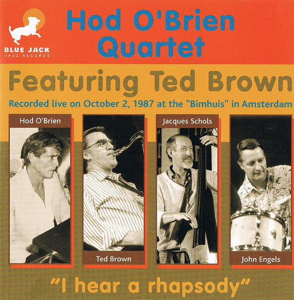 画像1: CD HOD O'BRIEN QUARTET FEATURING TED BROWN ホッド・オブライエン・フィーチャリング・テッド・ブラウン  /   I HEAR A RHAPSODY  アイ・ヒア・ア・ラプソディ